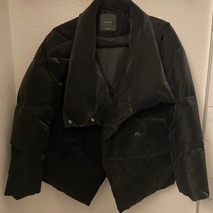 Black puffer jacket